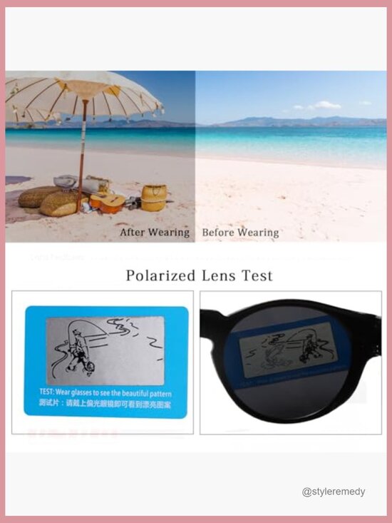 Polarized Fit Over Sunglasses Round Retro Style Driving Travel main image 4